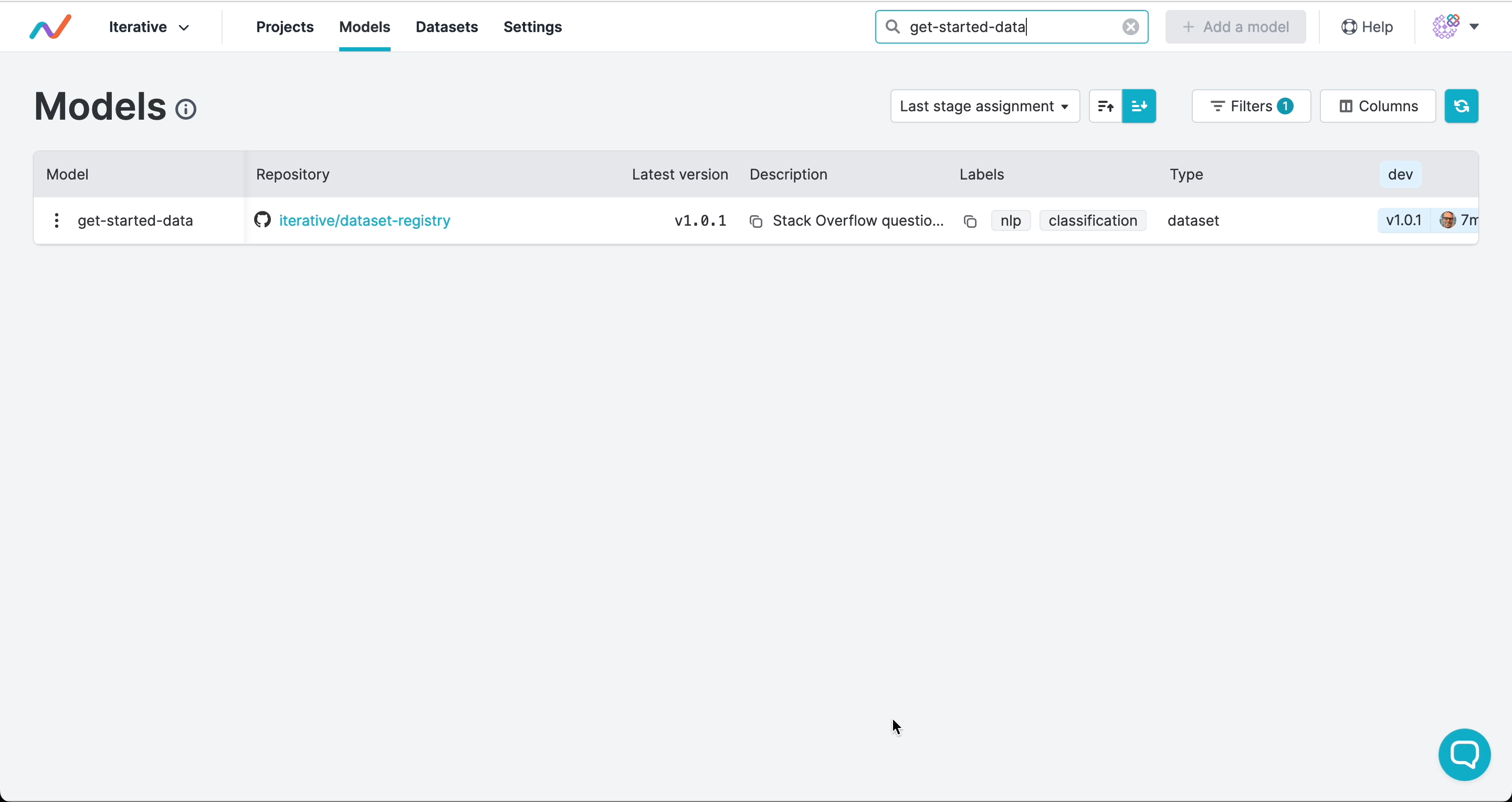 Download Registry Datasets